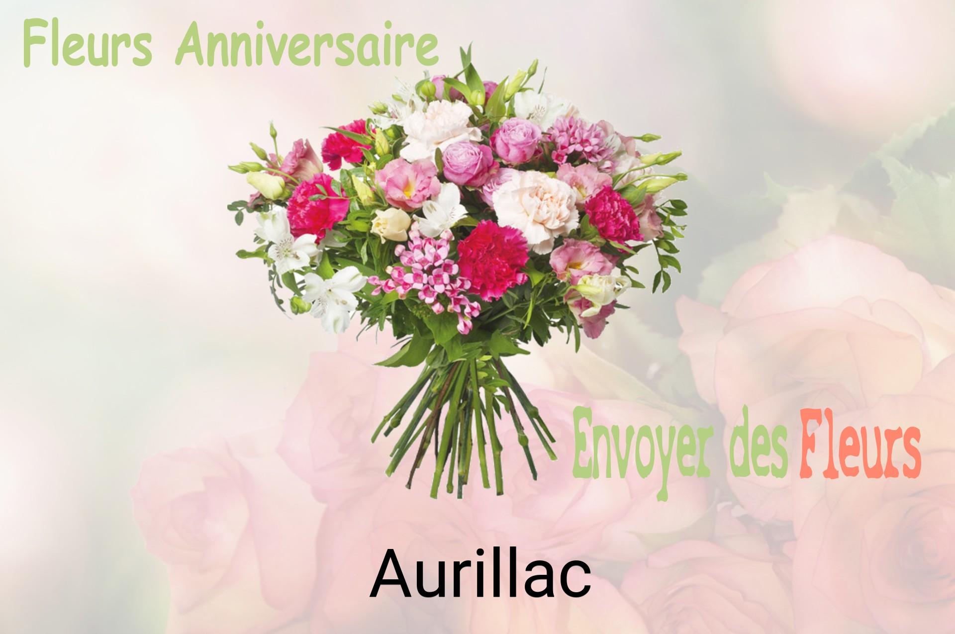 Bouquet de fleurs d’anniversaire livré à Aurillac