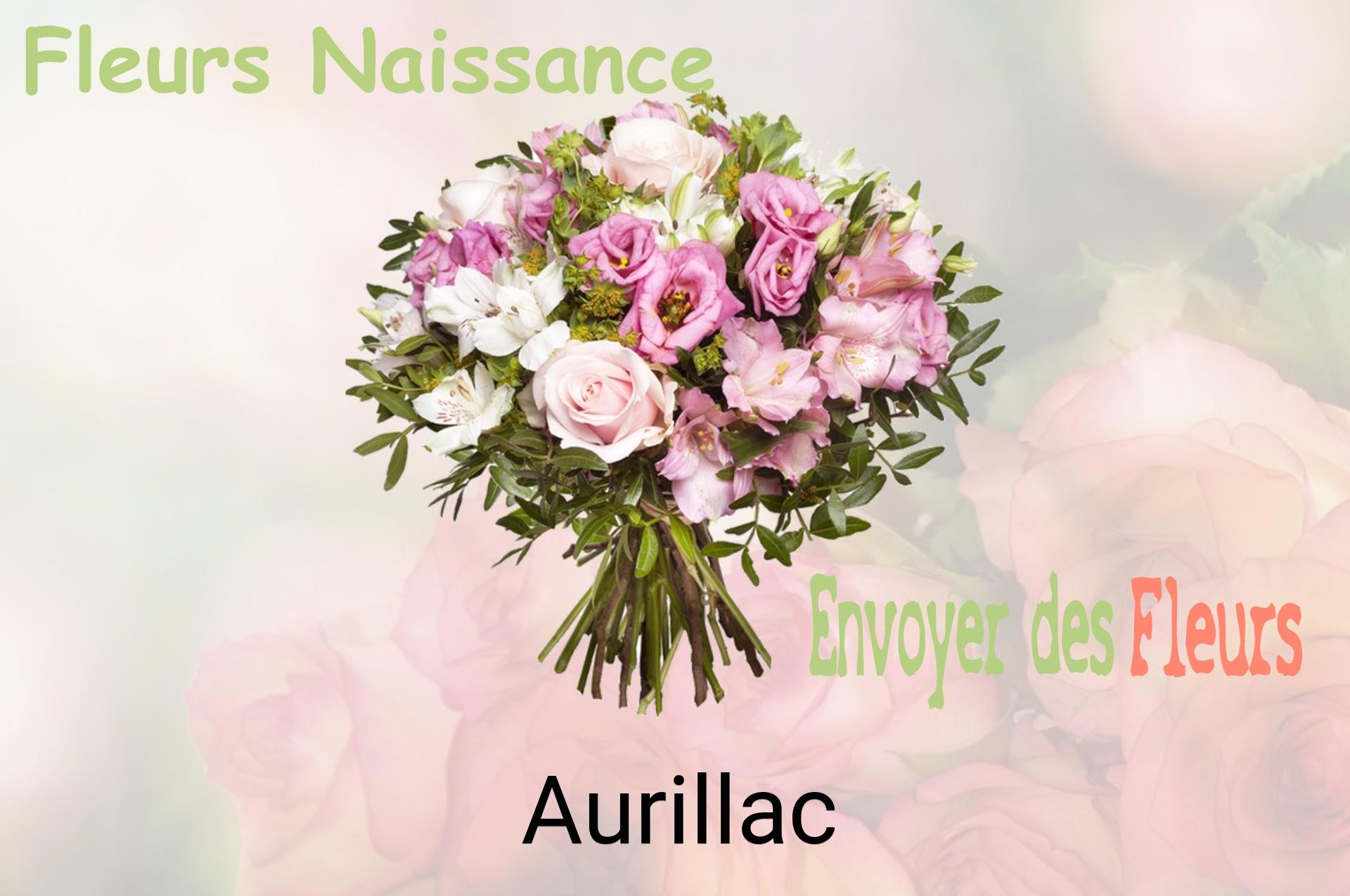 Bouquet de fleurs de naissance livré à Aurillac